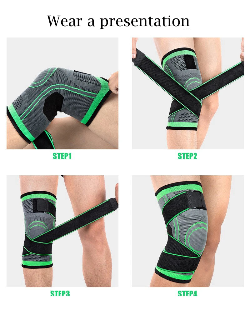 LINGPENG Knee Support Sleeve | Knit Sports Design | 1 Piece