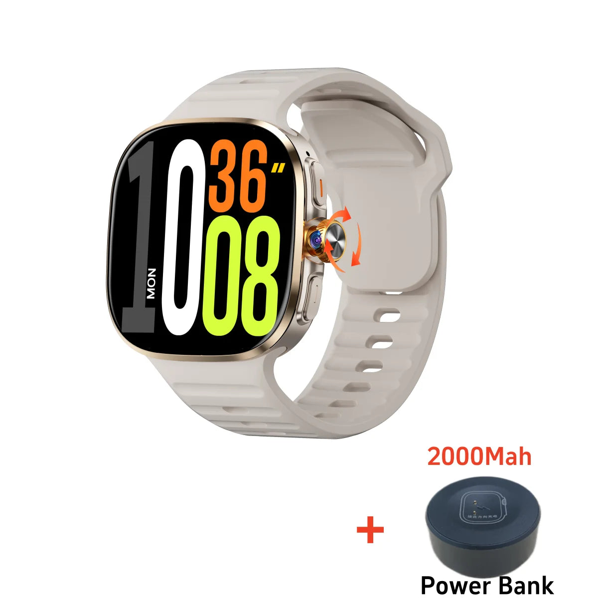Smartwatch GOLDENSPIKE M99 | AMOLED 2.4" 720×720 | Cámara Giratoria 8MP | 4G | GPS | NFC | WiFi | 2100mAh | Android | GOLDENSPIKE M99 Smart Watch | 2.4" AMOLED | Rotating 8MP Camera | 4G | GPS | NFC | 2100mAh