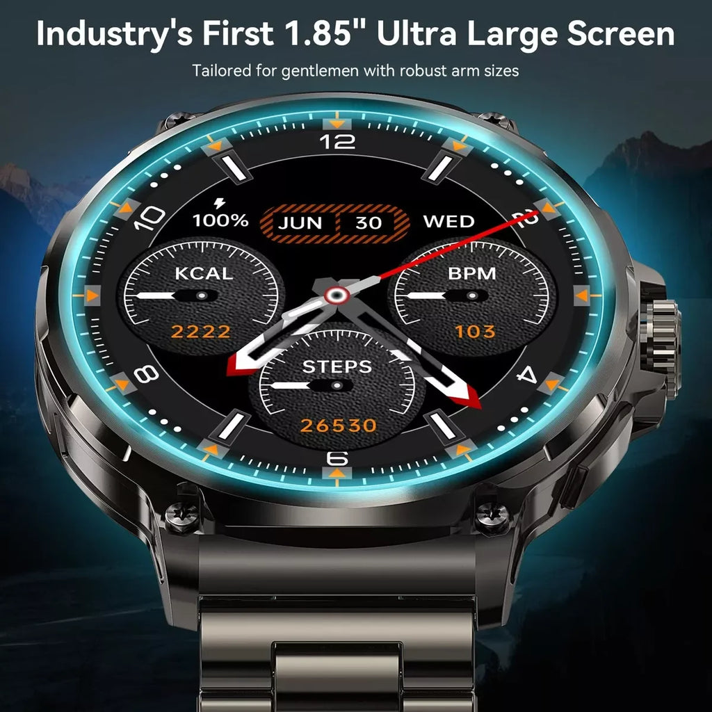 Smartwatch Jooeniok GPS 2026 | Pantalla AMOLED 1.85" | Batería 710mAh | Bluetooth 5.0 | IP68 | Android & iOS | Jooeniok GPS Smart Watch 2026 | 1.85" AMOLED | 710mAh Battery | Bluetooth Call | IP68