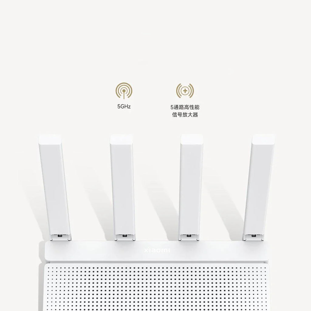Xiaomi Router AX3000T WiFi 6 Mesh | 3000Mbps | NFC | 256MB | 128 Dispositivos | Gaming | Control Parental | MiWiFi