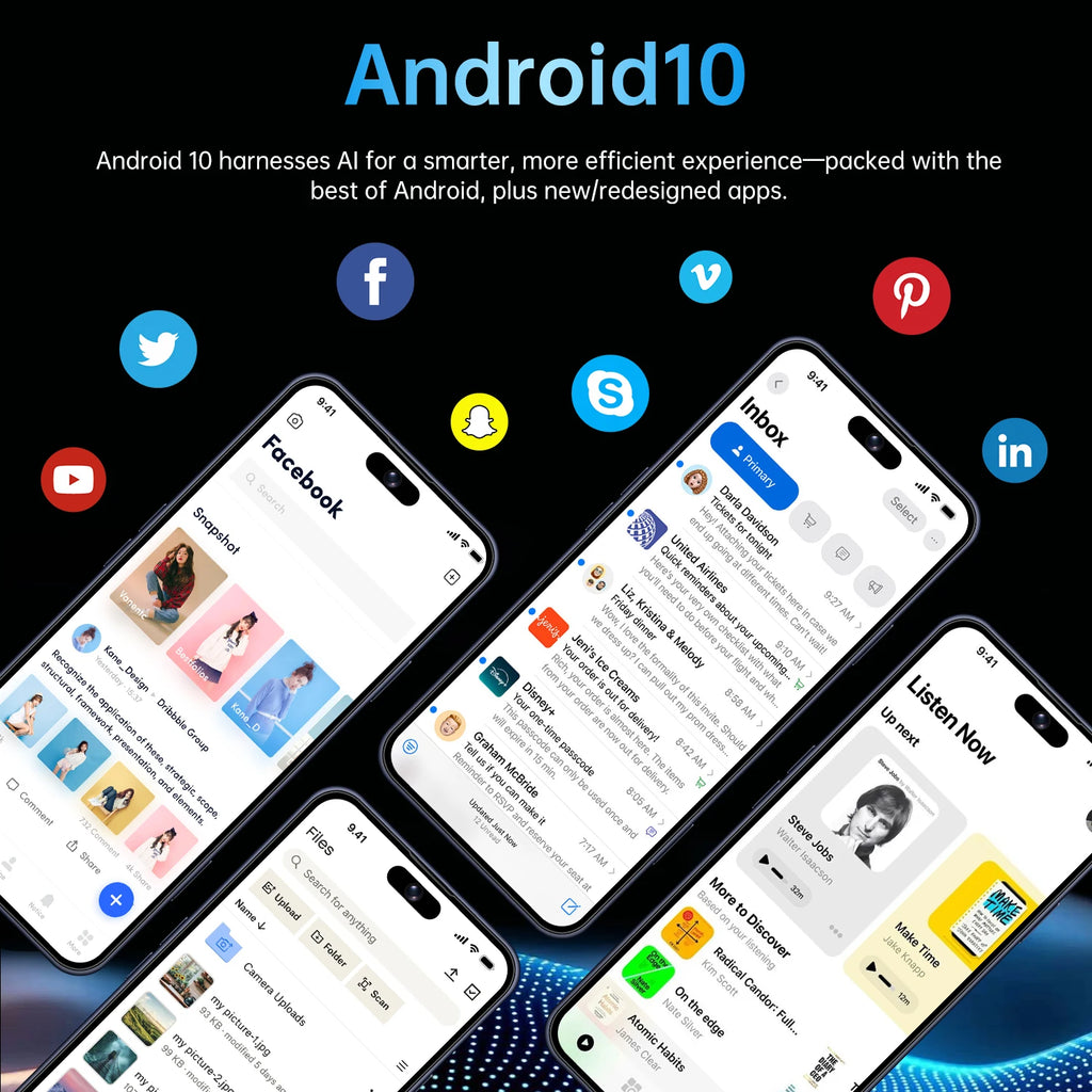 IVMI 17Pro Max | 4G | Android 10 | 6.7" Fullview | 3GB+16GB | 13MP | 3500mAh | Dual SIM | Play Store | Bluetooth | WiFi