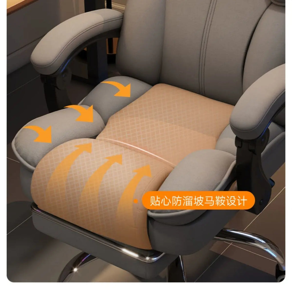 Ergonomic Gaming Chair | Reclining Footrest | Home Office