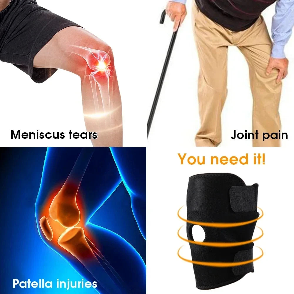 Adjustable Knee Brace Support Pad | Pain Relief & Joint Protection | Sports Kneepad