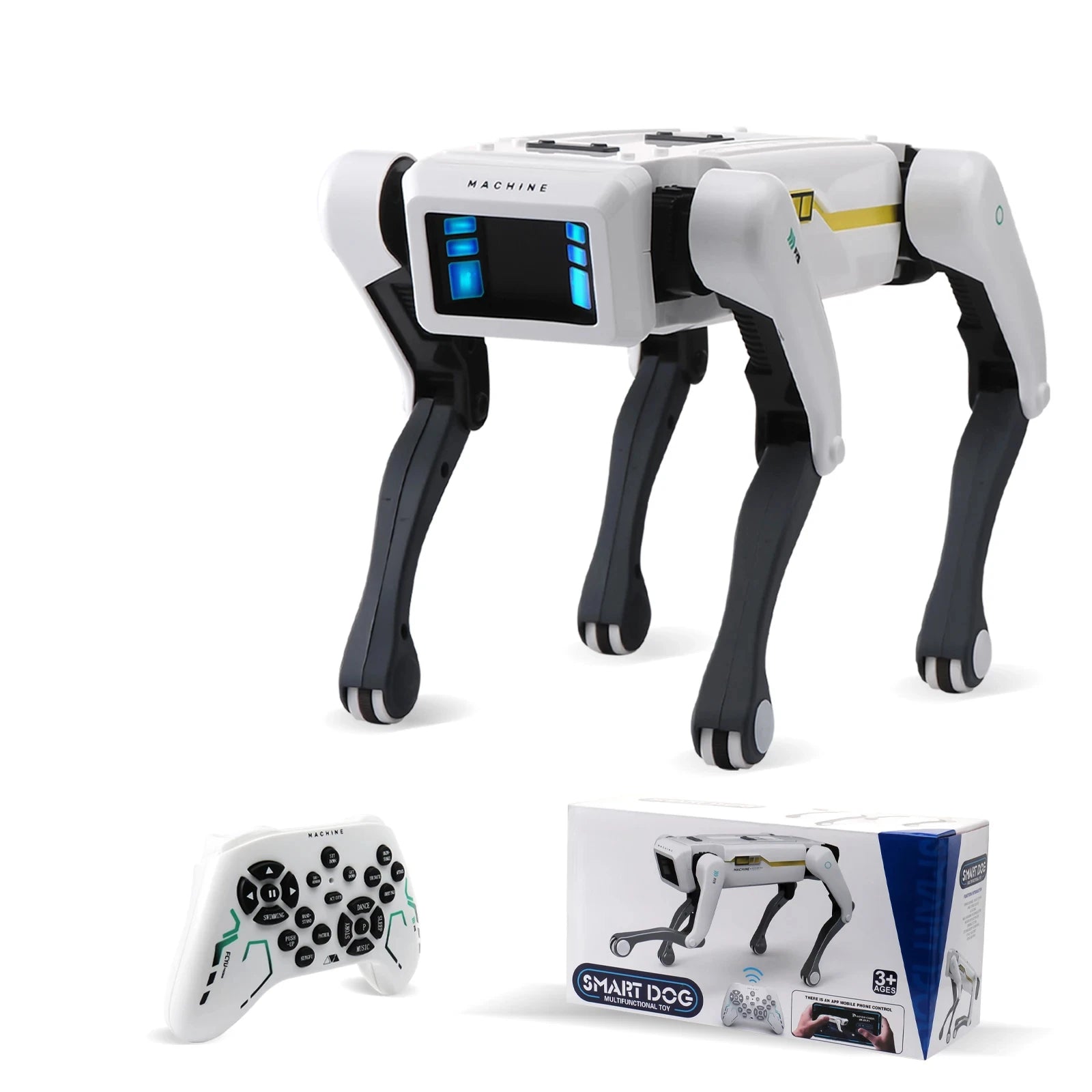 Perro Robot RC Multifunción – Control APP, Programable, Canta, Baila, Bioníco e Interactivo