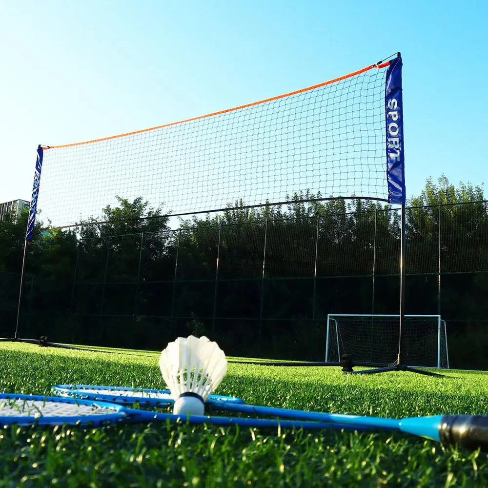 Portable Badminton Net | Height Adjustable | Indoor & Outdoor Sports | 310x76cm Nylon