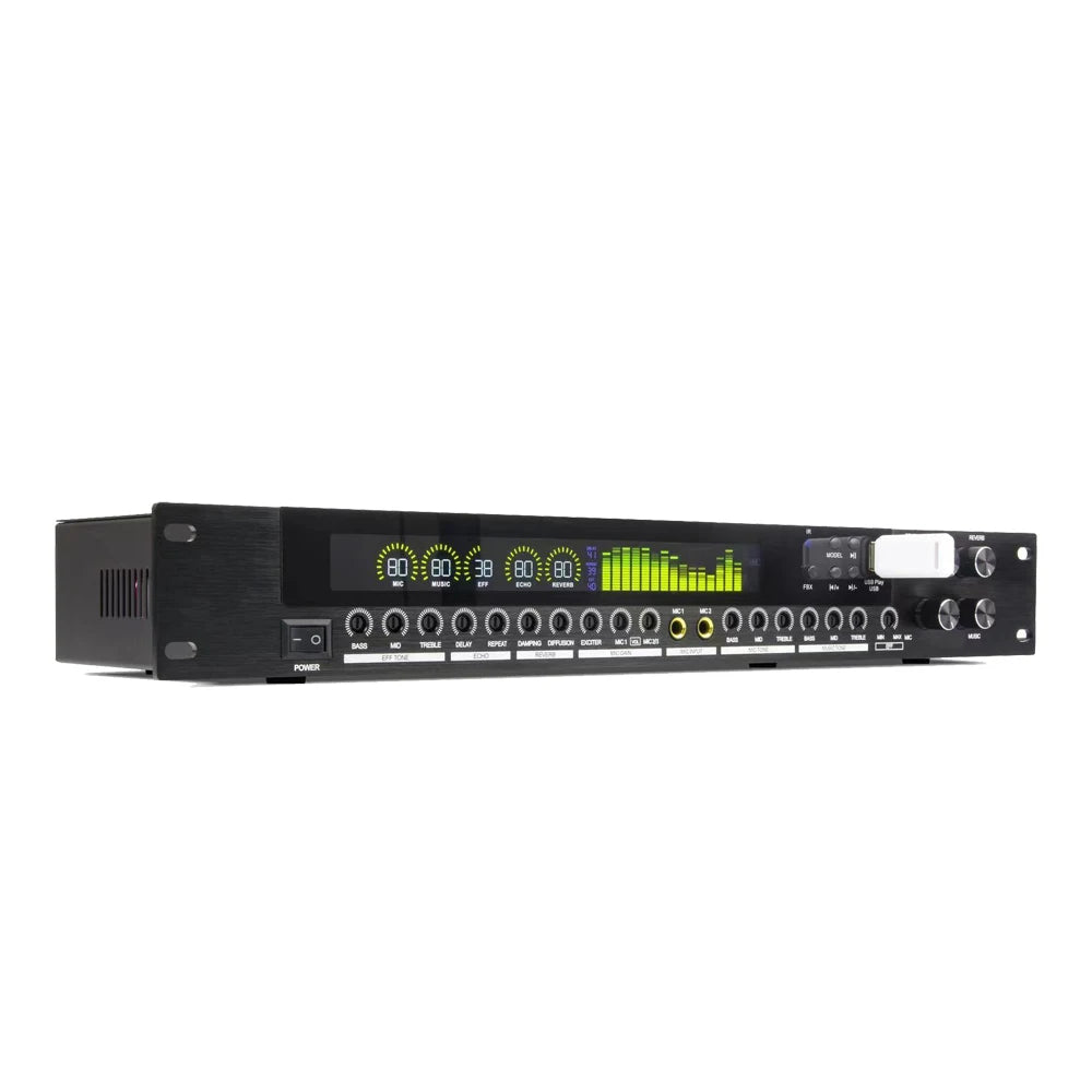 PaulKitson LD300 DSP Karaoke Effects Processor | 15W | Reverb | Bluetooth | Speaker Management