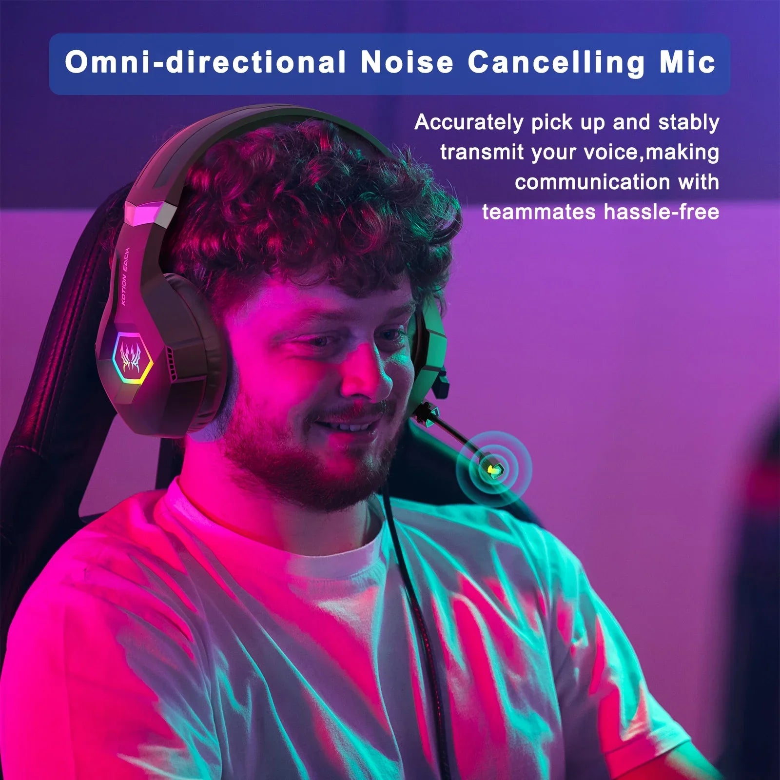 Audífonos Gaming GGBEE GS450 | USB + 3.5mm | RGB | Micrófono 360° | PC/PS4/PS5/Xbox | GGBEE GS450 Gaming Headset USB 3.5mm RGB 360° Mic PC PS4 PS5 Xbox