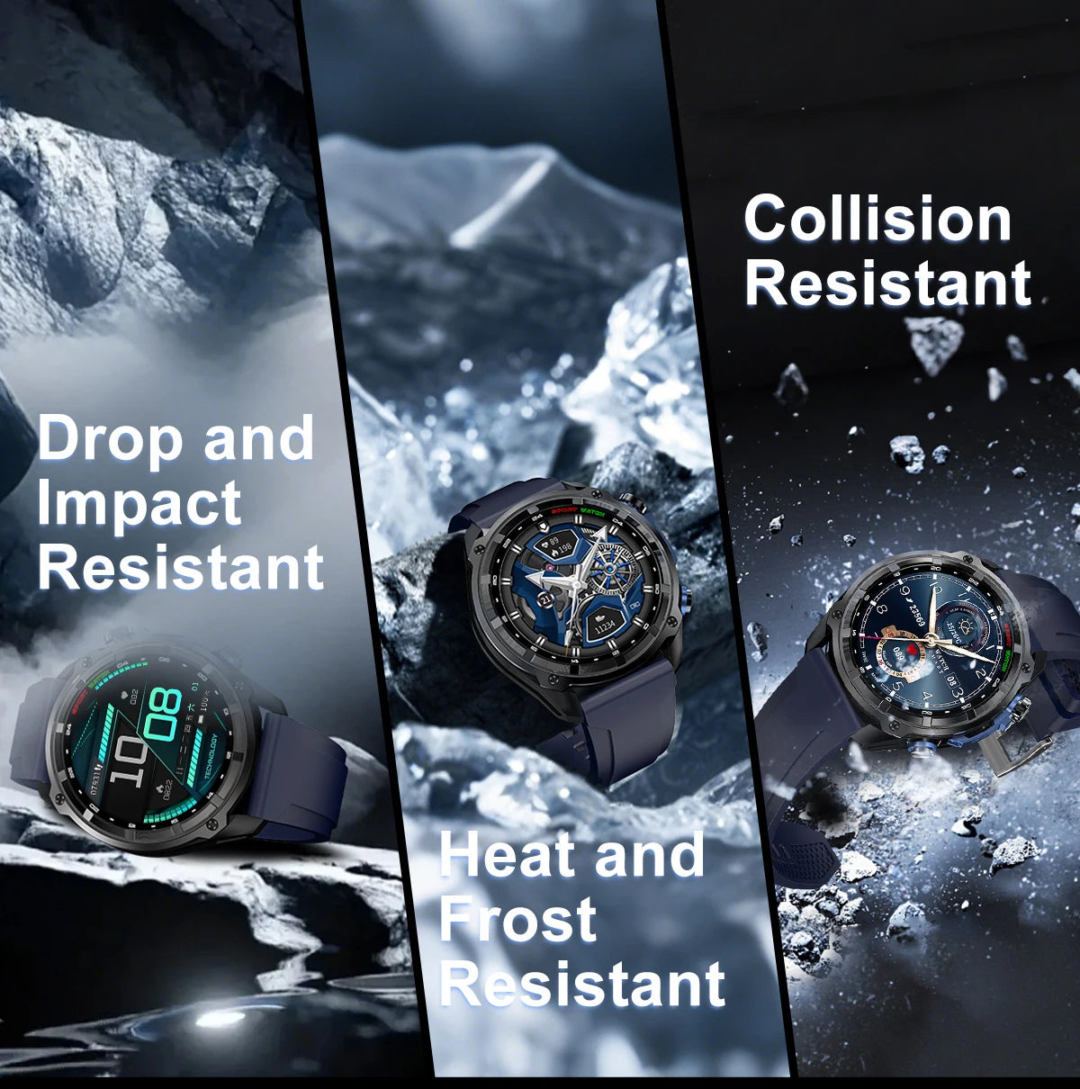 GPS Smartwatch 2025 | AMOLED 1.43" HD Gorilla Glass | 1000mAh | 10ATM Waterproof | Bluetooth Calling | Men Sport | Smartwatch GPS 2025 | AMOLED 1.43" HD Gorilla Glass | 1000mAh | Resistente al Agua 10ATM | Llamadas Bluetooth | Deporte