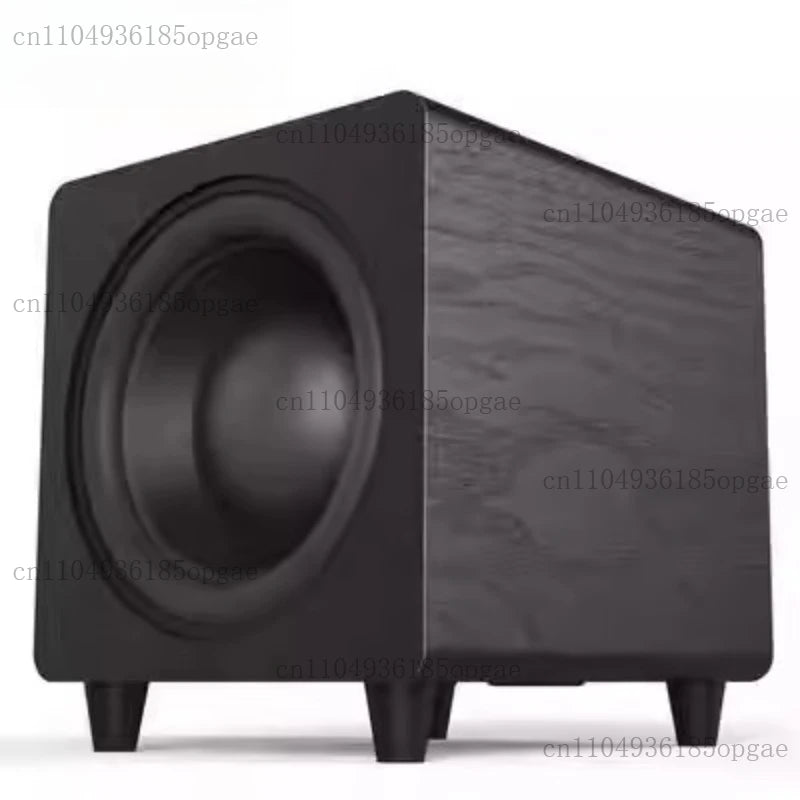 Subwoofer Activo 10" | 300W | Madera | Home Theater | Graves Profundos | 10" 300W Wooden Active Subwoofer Home Theater Heavy Bass Speaker