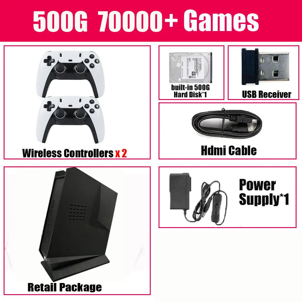 Retro Game Box G3 Pro | Mini PC | 99999+ Games | Dual System Win11 + Batocera | PS2 PS3 Wii Switch