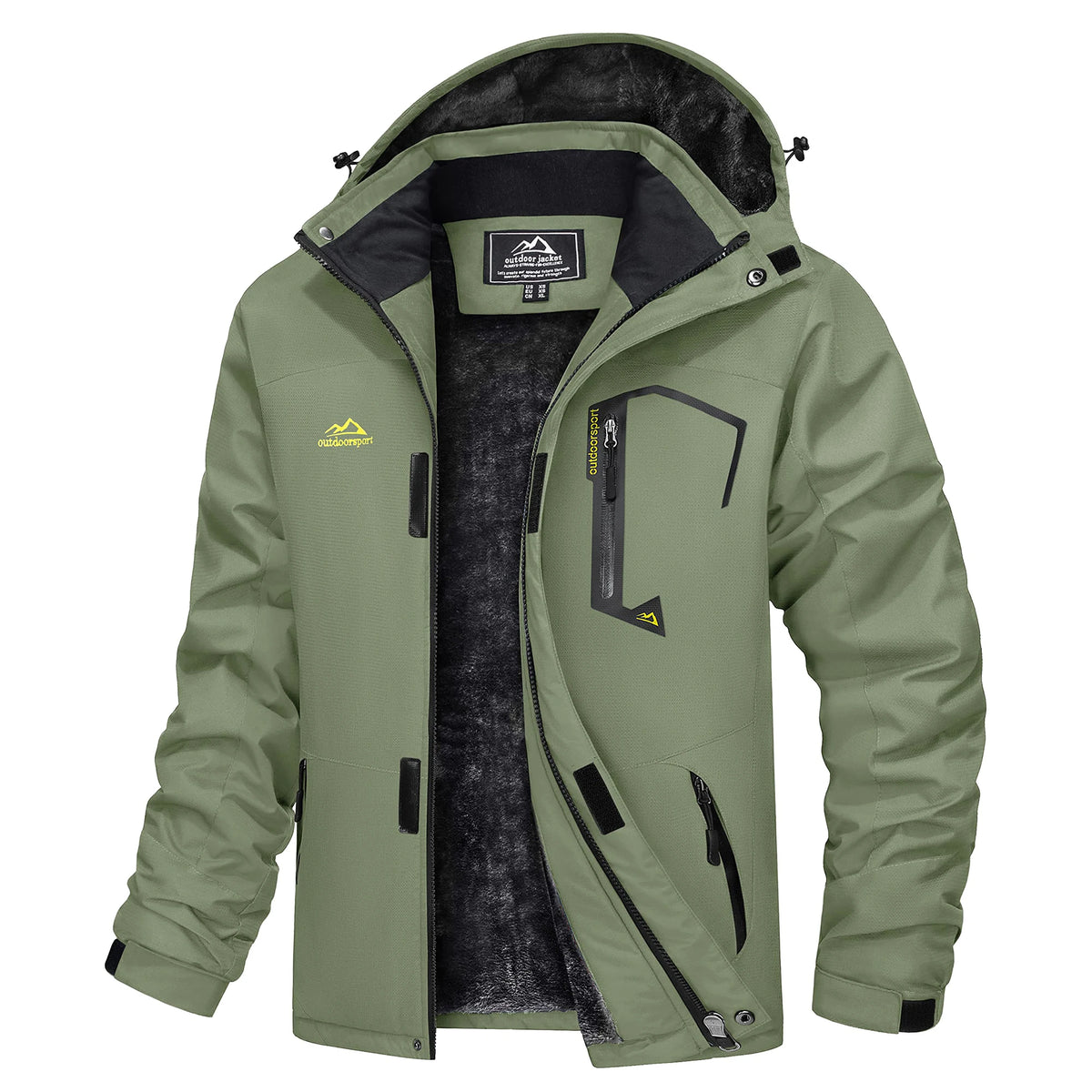 MAGCOMSEN Men's Winter Jacket | Fleece Lined | Ski & Hiking