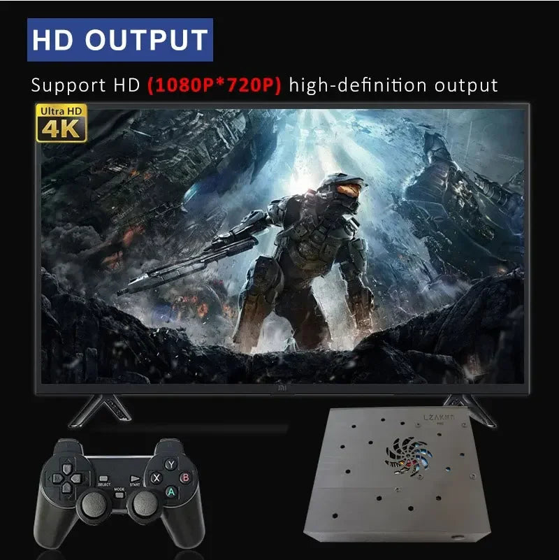 Consola Retro Gaming LZAKMR | 70,000+ Juegos | PS2, PSP, Wii, GameCube, Windows 11