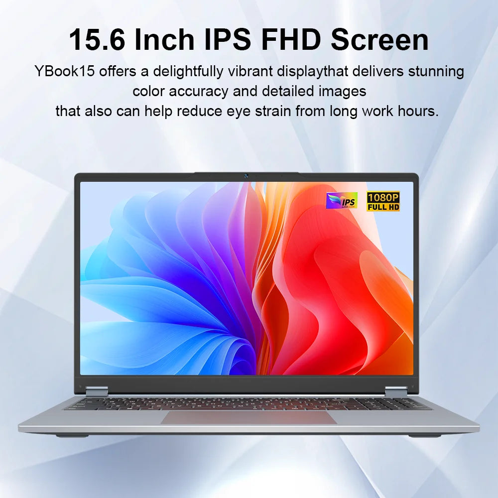 Ninkear YBook15 Laptop 2-in-1 15.6" | AMD Ryzen 3, 16GB RAM, 512GB SSD | Touch 360°, Windows 11