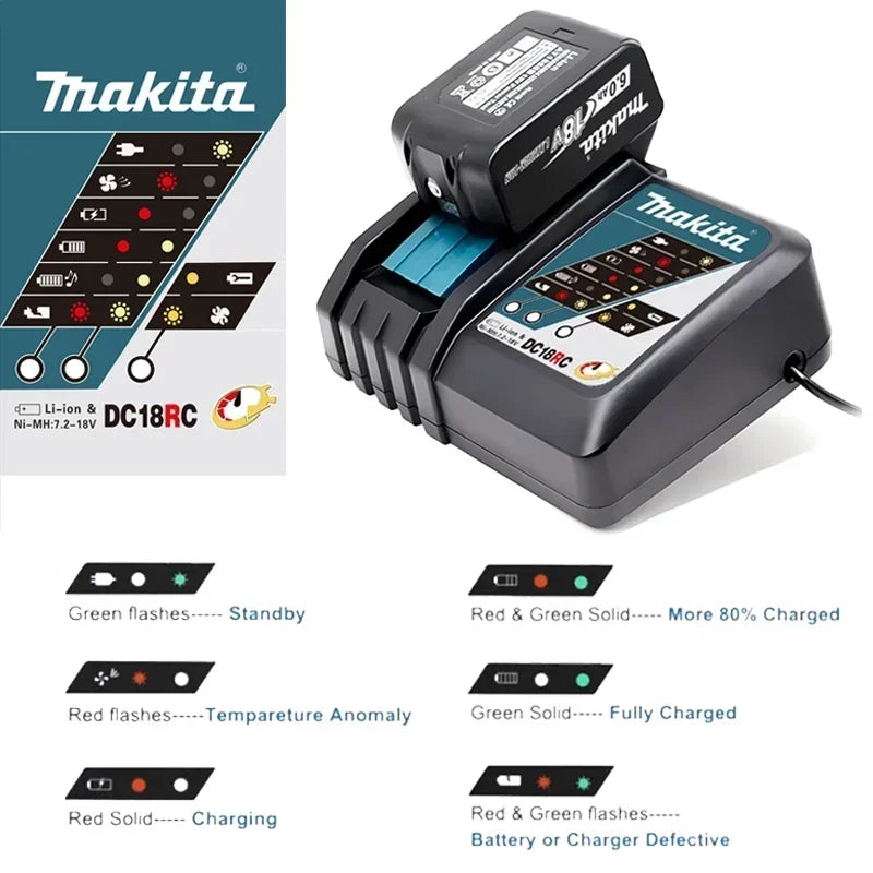 Makita 18V LXT Battery Chargers | DC18RC/DC18RD | US/EU