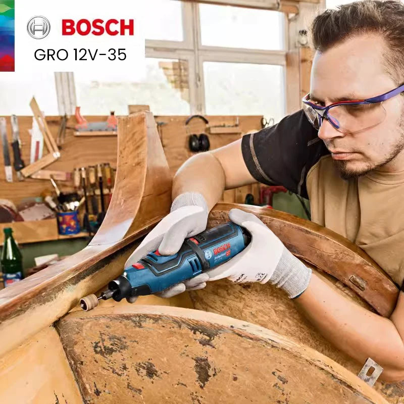 Bosch GRO 12V-35 | Cordless Rotary Tool | Battery Kits