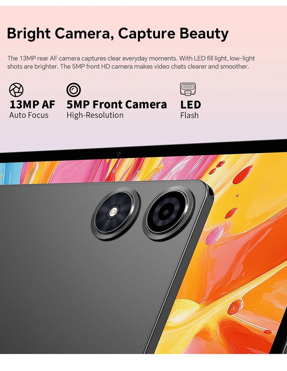 Tablet Teclast P50T 11" | Android 16 | 16GB RAM + 128GB | Octa-Core | 90Hz | 8000mAh | GPS | WiFi 5 | Netflix