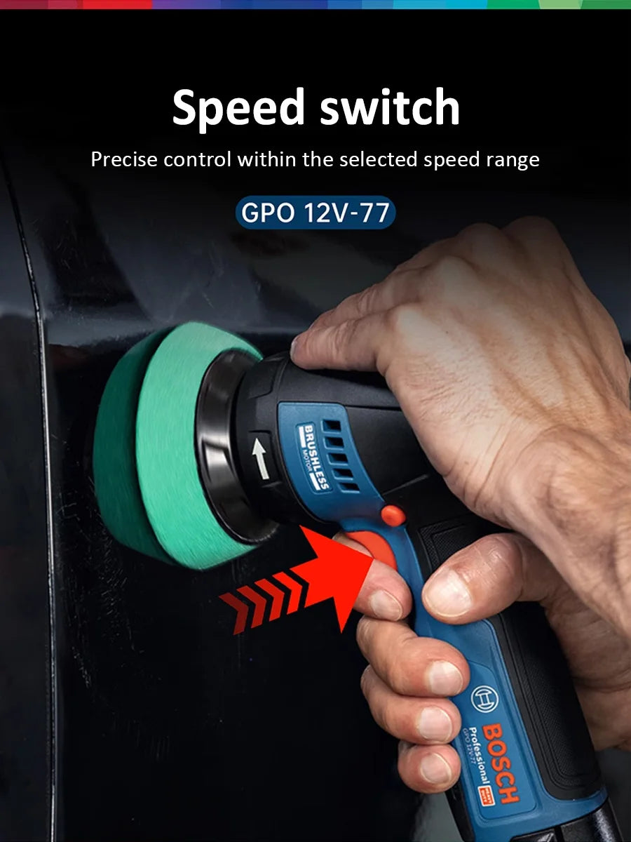 Bosch GPO12V-77 | 12V Brushless Cordless Polisher | 77mm