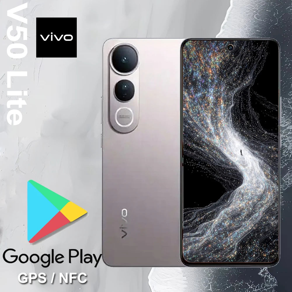 VIVO V50 Lite 5G | 12GB+512GB | 6500mAh 90W | AMOLED 6.77" 120Hz | 50MP | NFC | IP65 | Android 15 | Dual SIM | US/UK/EUR