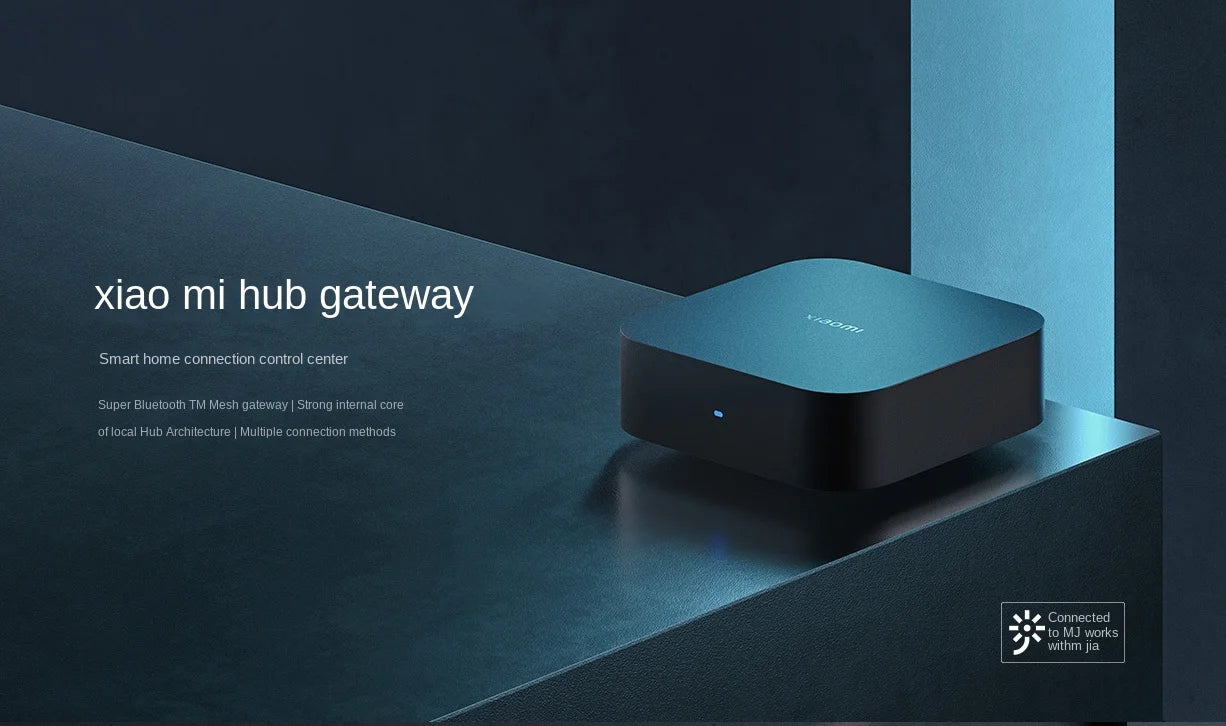 Xiaomi Mijia Smart Hub Gateway | WiFi 2.4G/5G + Bluetooth Mesh | Compatible con Mi Home