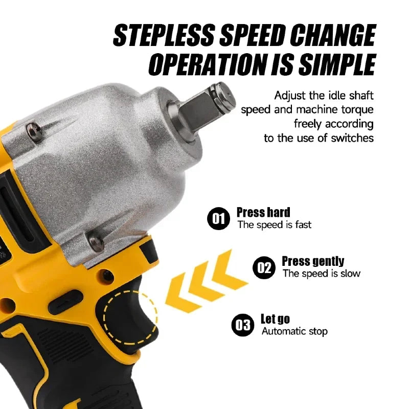 DEWALT-Compatible DCF892 | 20V Brushless Impact Wrench | 1/2 in