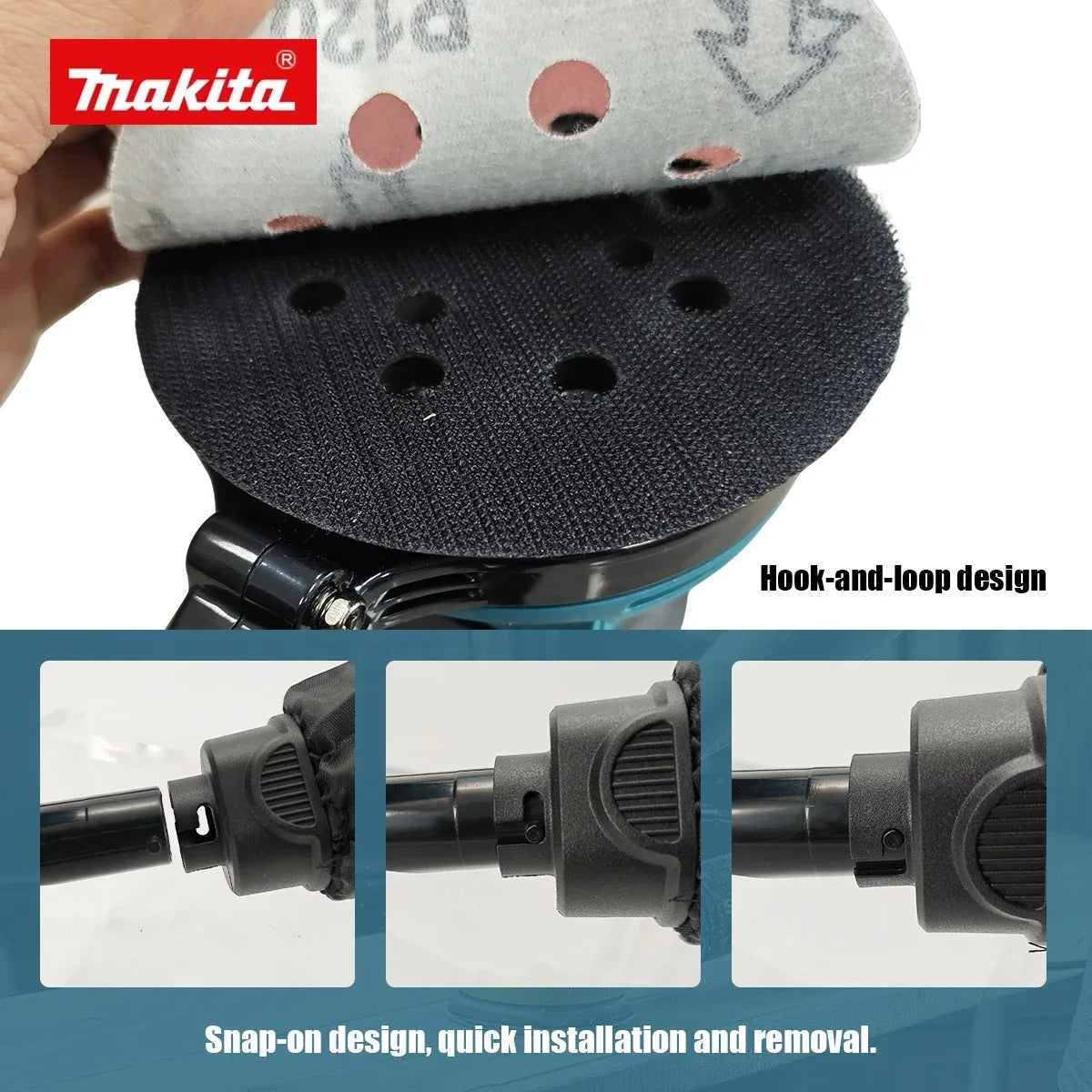 Makita DBO180Z | 18V Brushless Random Orbital Sander | USB-C