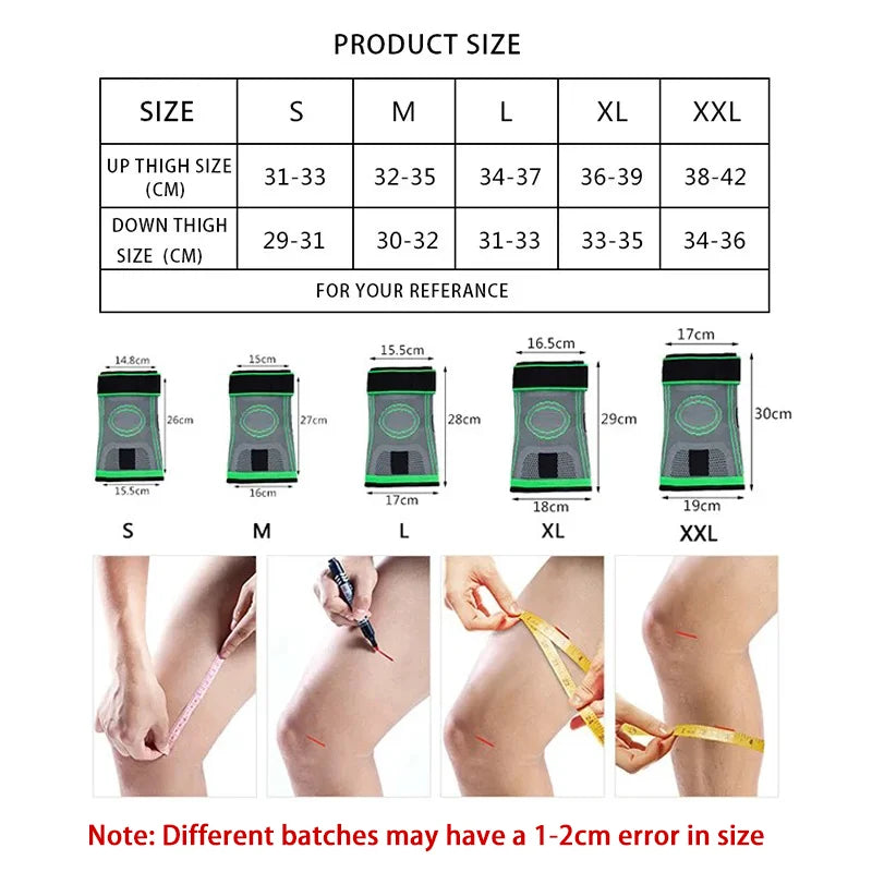 LINGPENG Knee Support Sleeve | Knit Sports Design | 1 Piece