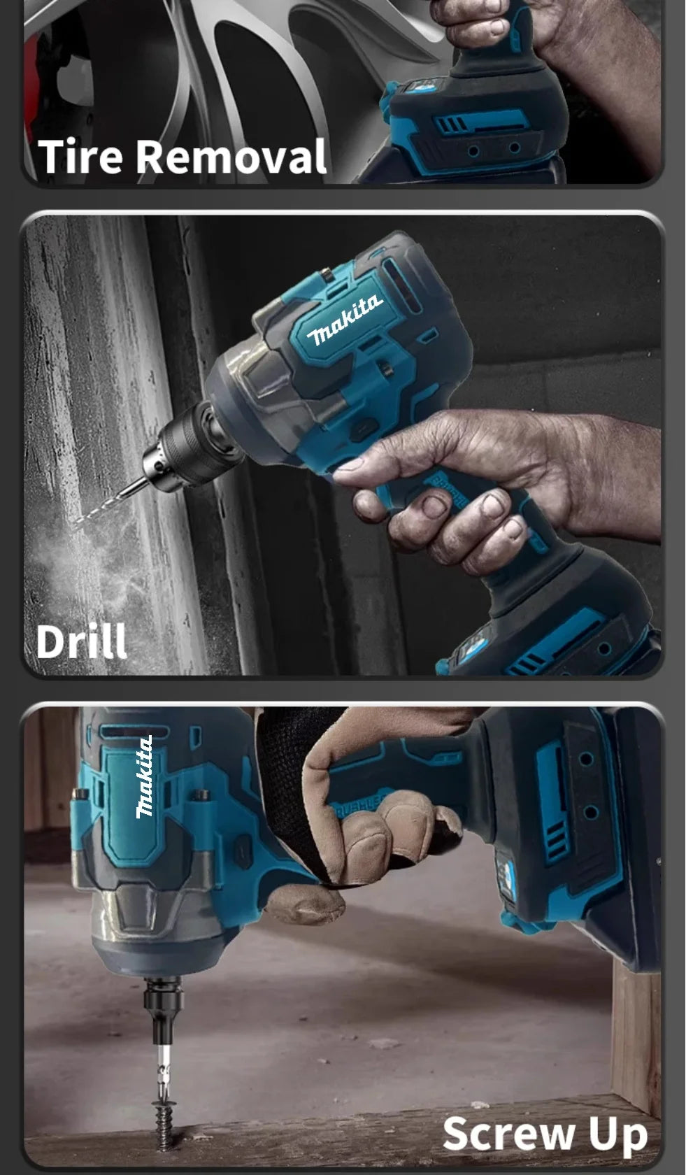 Makita 18V 800Nm Brushless Impact Wrench | High Torque | EU