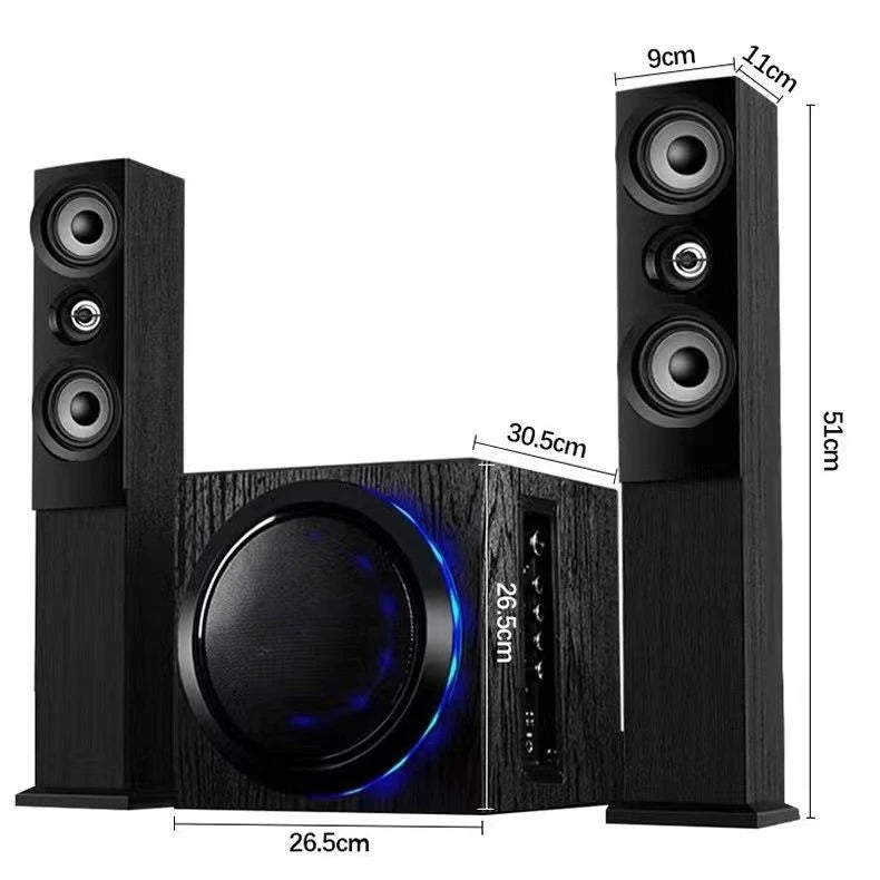 YTYIN N59 5.1 Home Theater System | 80W Subwoofer | Cine