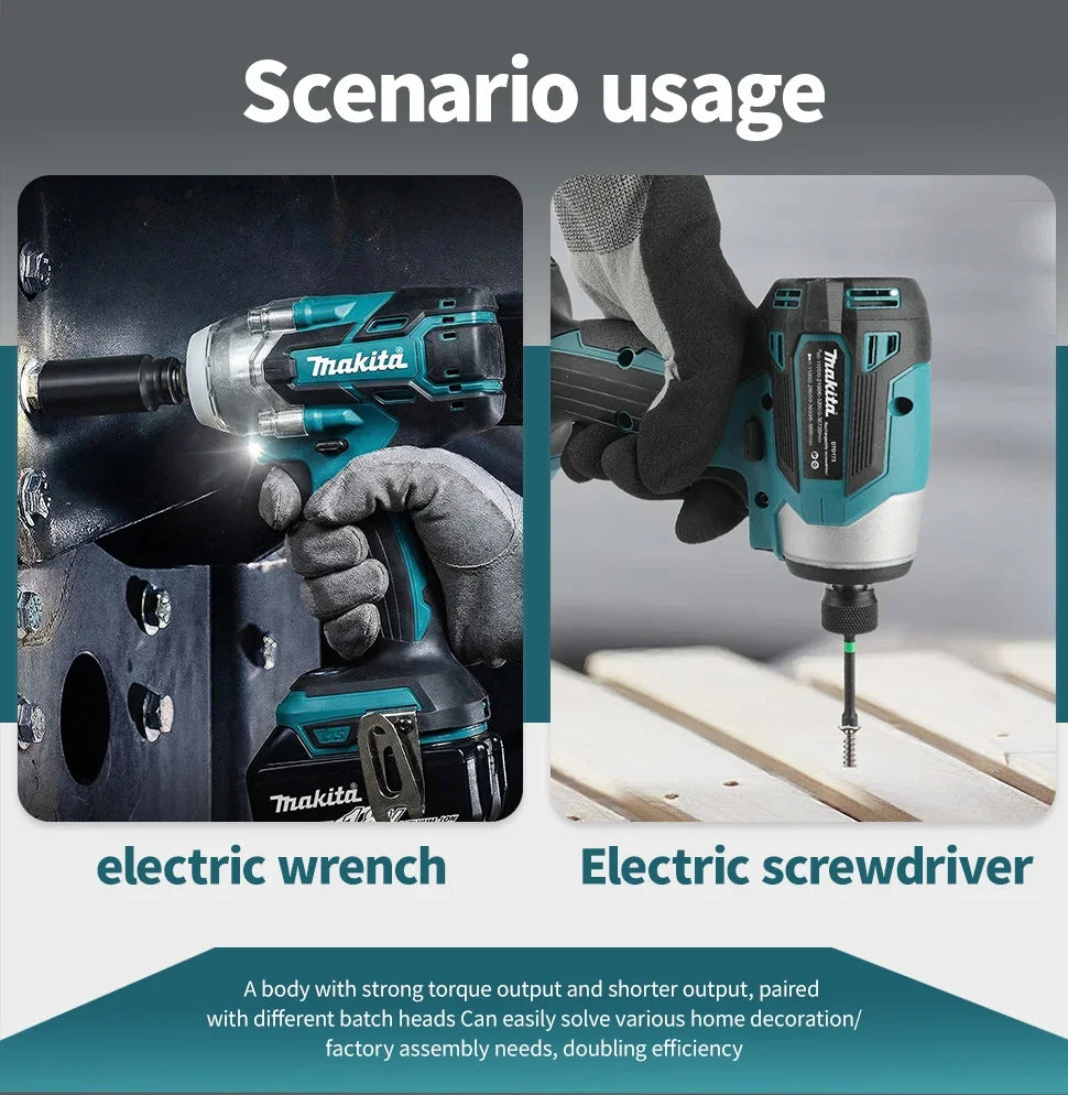 Makita DTD173 / DTW285 | 18V Brushless Impact Tools | Tool Set