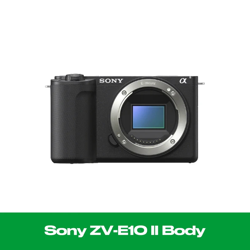 Sony Alpha ZV-E10 II Mirrorless Camera | APS-C 26MP | 4K | E-Mount | Wi-Fi | Content Creators