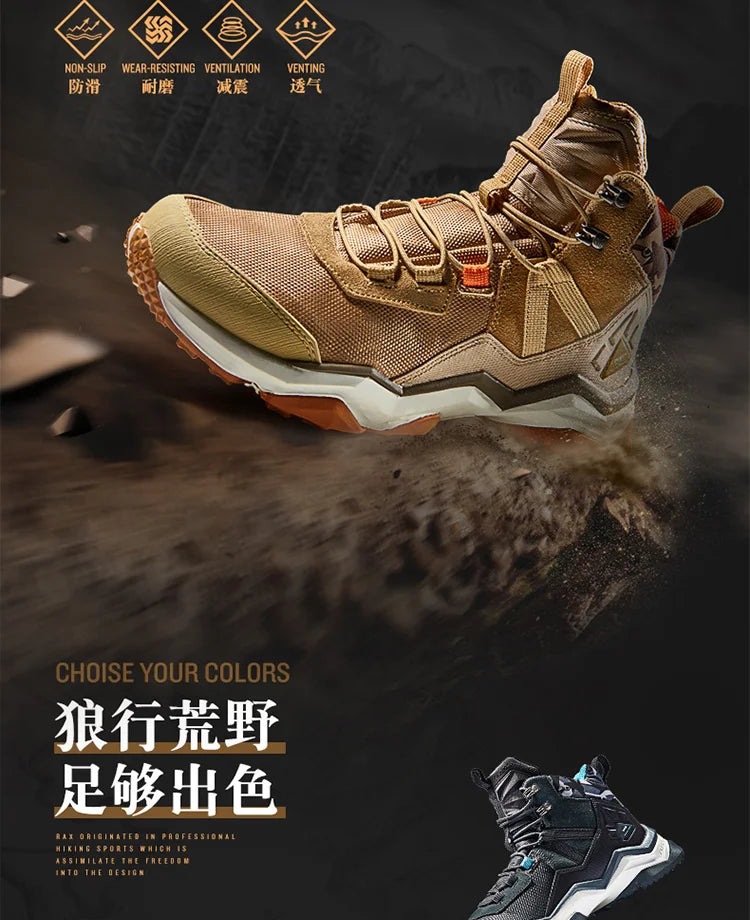 RAX Men's Hiking Shoes | EVA Insole & Rubber Sole | Outdoor Walking