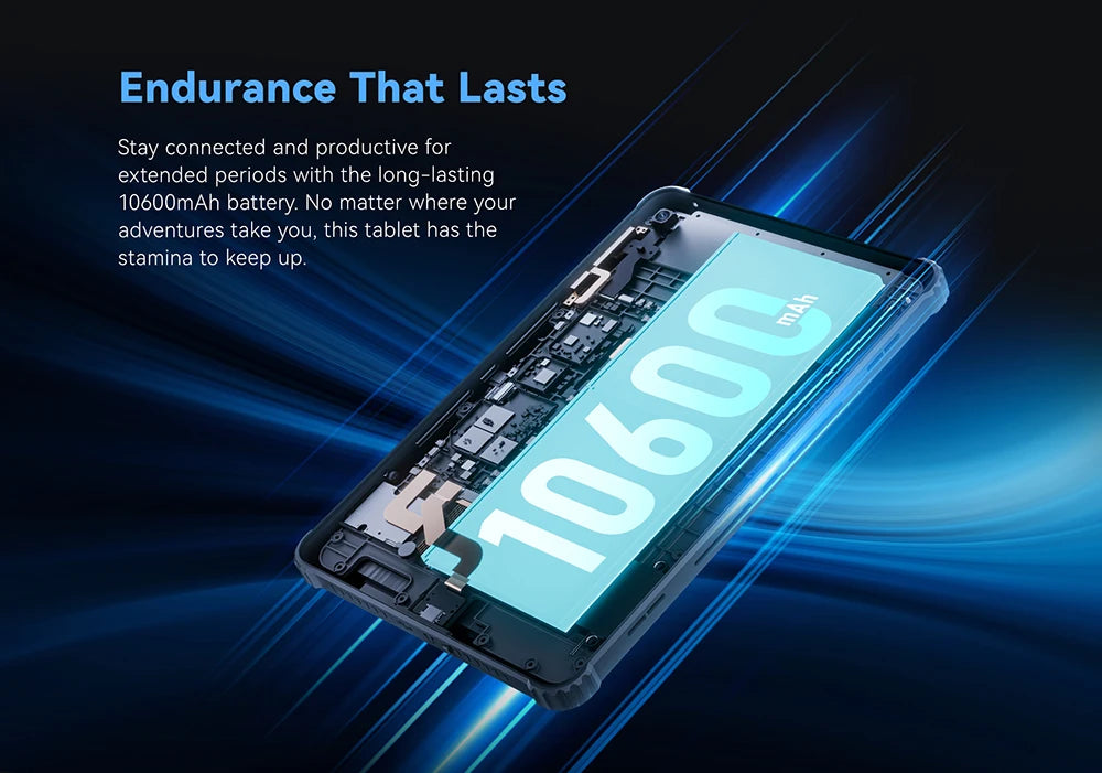 Cubot TAB KingKong | Tablet Resistente 4G 10.1" 16GB+256GB 10600mAh | IP68 Android 13