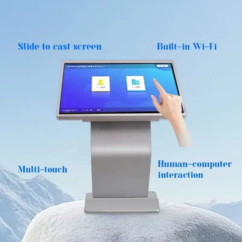 32-Inch K-Type Touchscreen Kiosk | Full HD Digital Signage / Quiosco táctil tipo K de 32 pulgadas