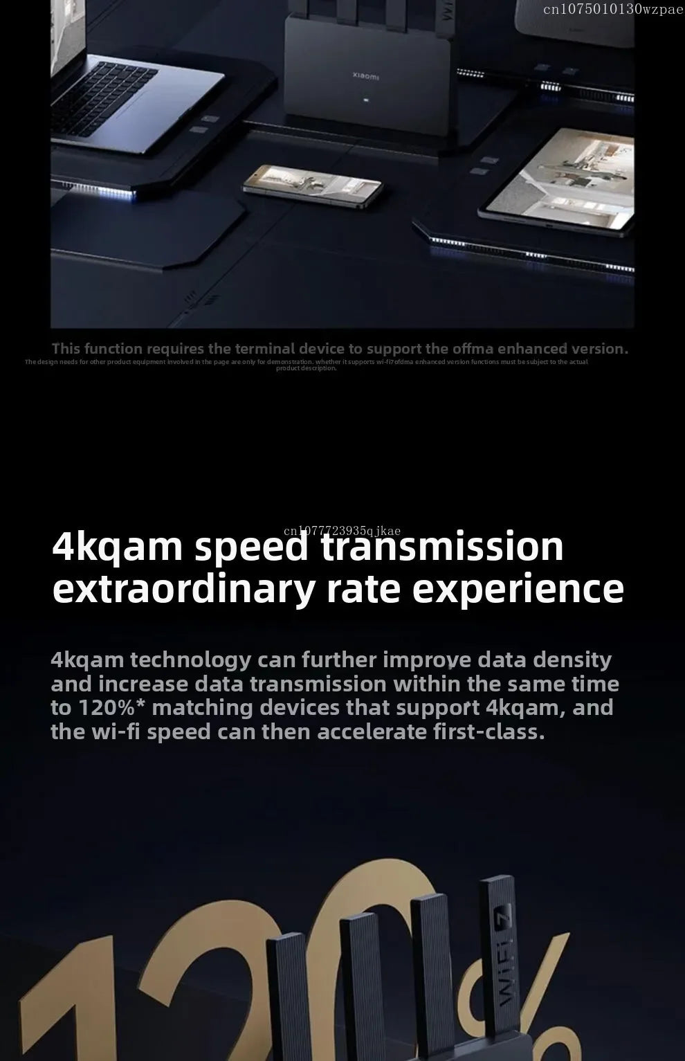 Xiaomi Router BE3600 WiFi 7 – 3570Mbps Dual-Band Gaming Router | Mesh Network | Smart Home