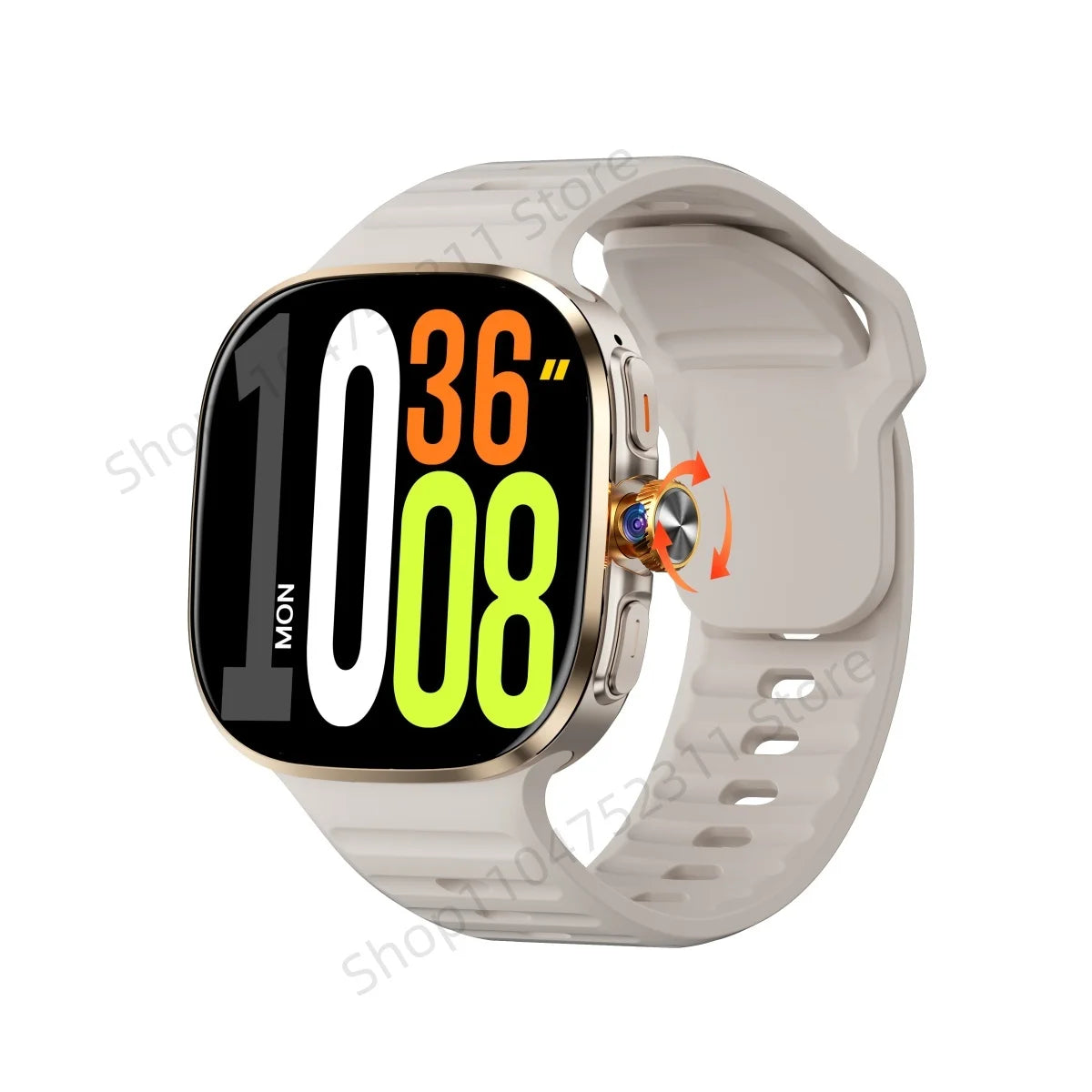 Smartwatch GOLDENSPIKE M99 | AMOLED 2.4" 720×720 | Cámara Giratoria 8MP | 4G | GPS | NFC | WiFi | 2100mAh | Android | GOLDENSPIKE M99 Smart Watch | 2.4" AMOLED | Rotating 8MP Camera | 4G | GPS | NFC | 2100mAh