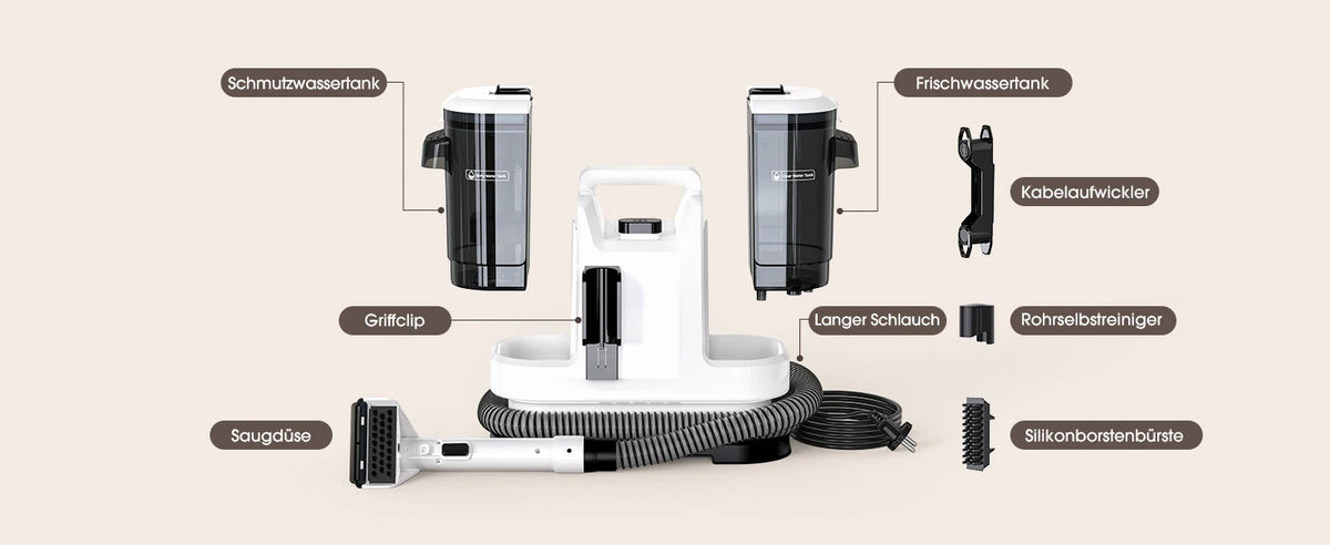 Portable Upholstery Cleaner | Carpet & Sofa Spot Cleaning | Limpiador de Tapicería