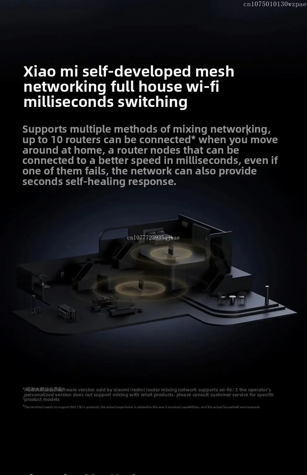Xiaomi Router BE3600 WiFi 7 – 3570Mbps Dual-Band Gaming Router | Mesh Network | Smart Home