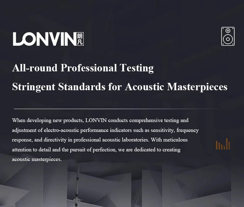 LONVIN D2/D3 | Bocinas Pasivas HIFI 6.5" | 2 Vías, Silk Dome Tweeter, Madera MDF