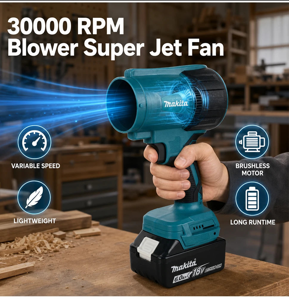 Makita M306-2 | 20V 30000RPM Cordless Air Blower | Tool Only