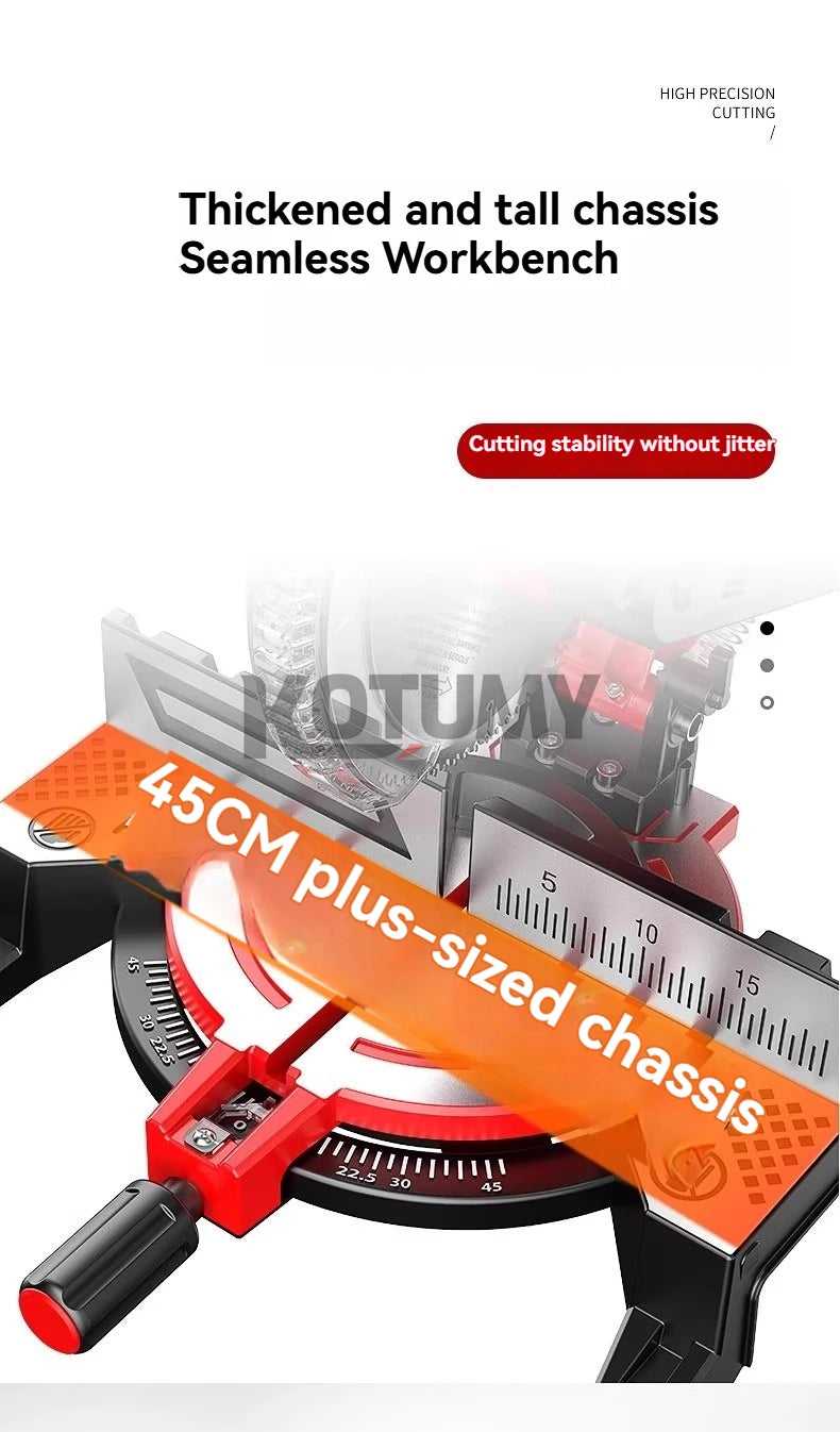 KOTUMY Multifunction Miter Saw | 1500–2200W | 45°