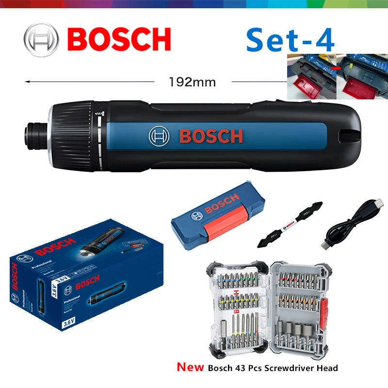 Bosch GO 3 | Cordless Electric Screwdriver | Battery Included