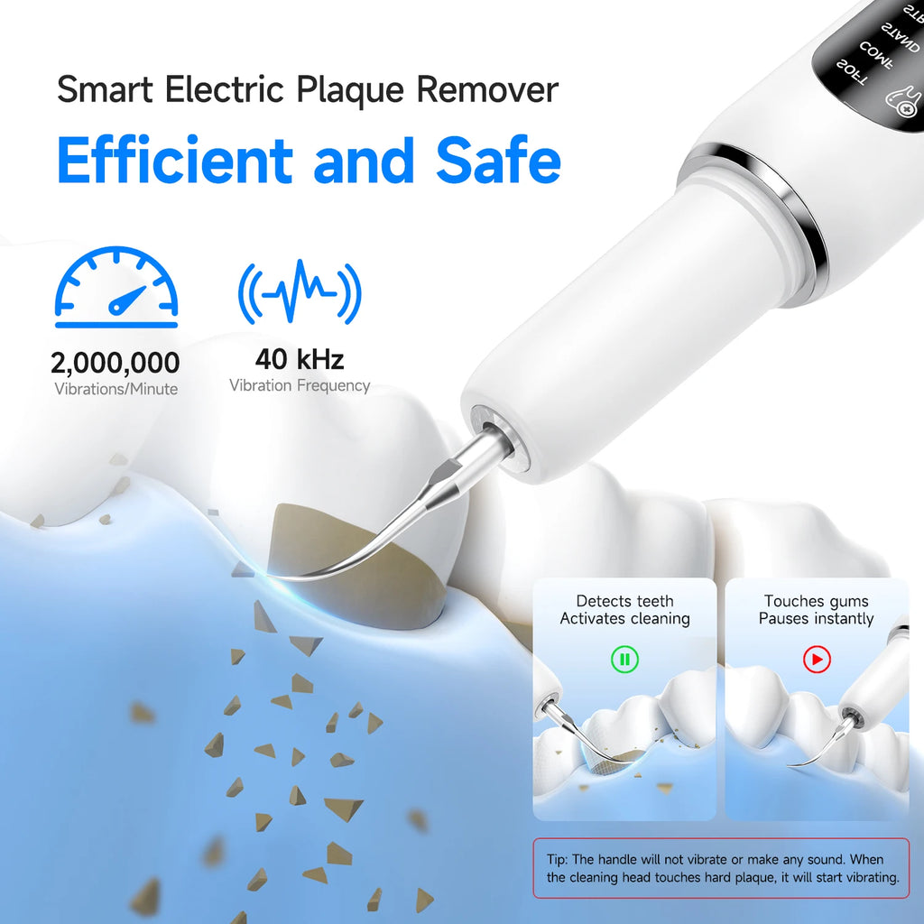 T6 Ultrasonic Dental Scaler | USB-C Oral Care Device / Escariador dental ultrasónico T6