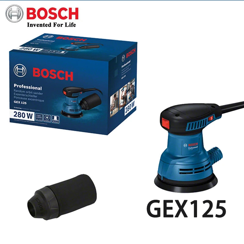 Bosch GEX125 | 280W Orbital Sander | Wood & Automotive