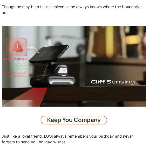 LOOI Robot — AI Mini Robot with Voice & ChatGPT | Smart Learning Companion