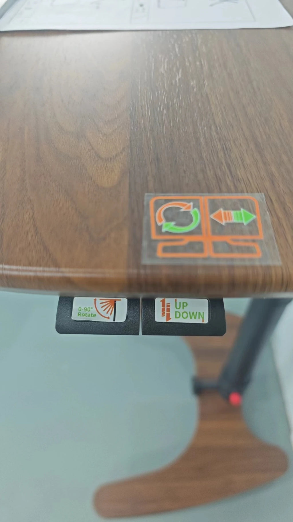 Pneumatic Mobile Laptop Desk | Gas-Lift & Locking Wheels | Escritorio Ajustable