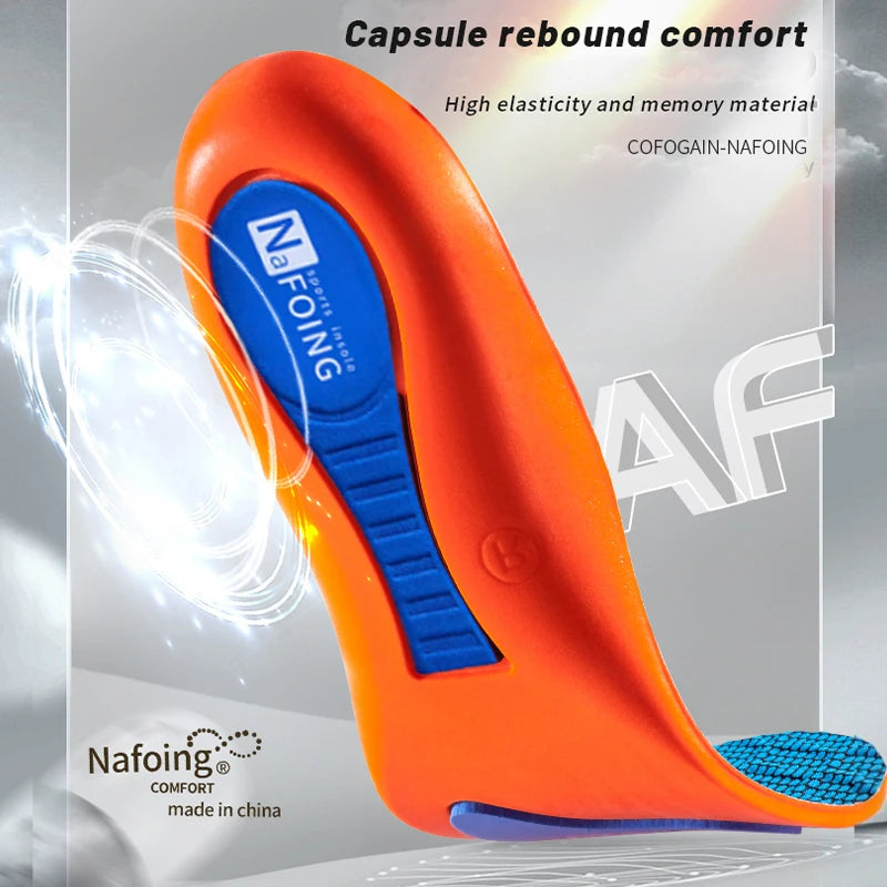 Sport Orthopedic Insoles | EVA Memory Foam | Arch Support & Shock Absorption | Men & Women | EU37-46