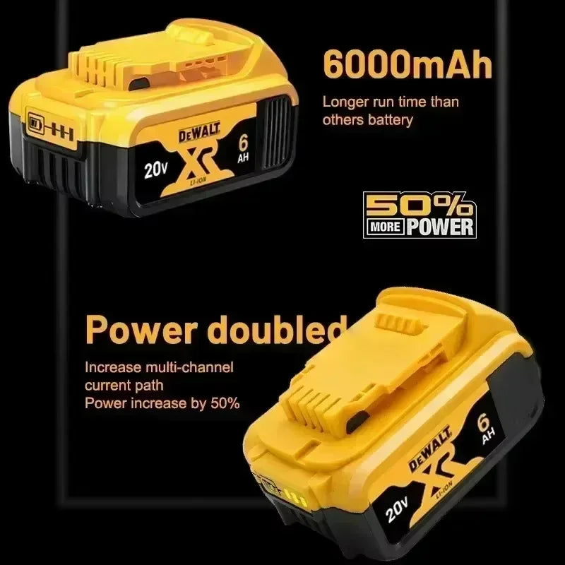 DEWALT-Compatible XR/FLEXVOLT Batteries & Chargers | 20V/60V | 2Ah-9Ah