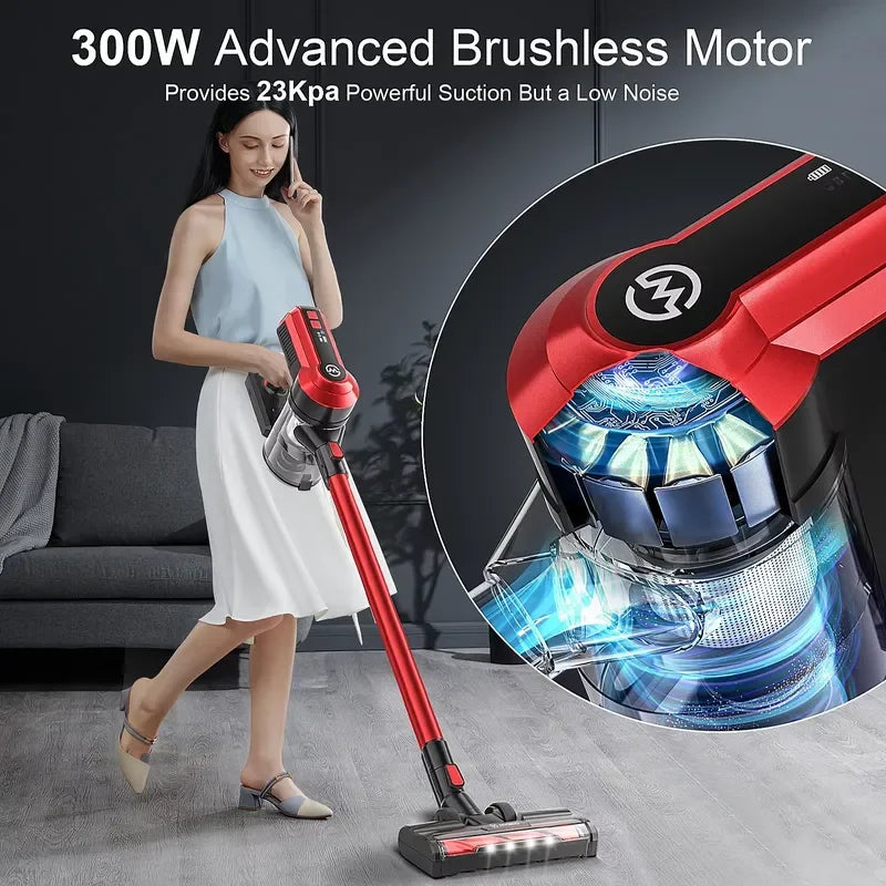 MOOSOO K23 Cordless Vacuum Cleaner | Aspiradora Inalámbrica