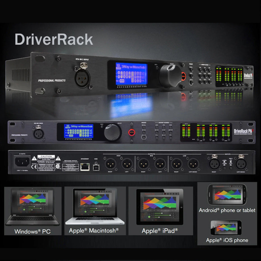 PA2 VENU360 Digital Audio Feedback Suppressor | Crossover Matrix | DSP | Speaker Management | Stage