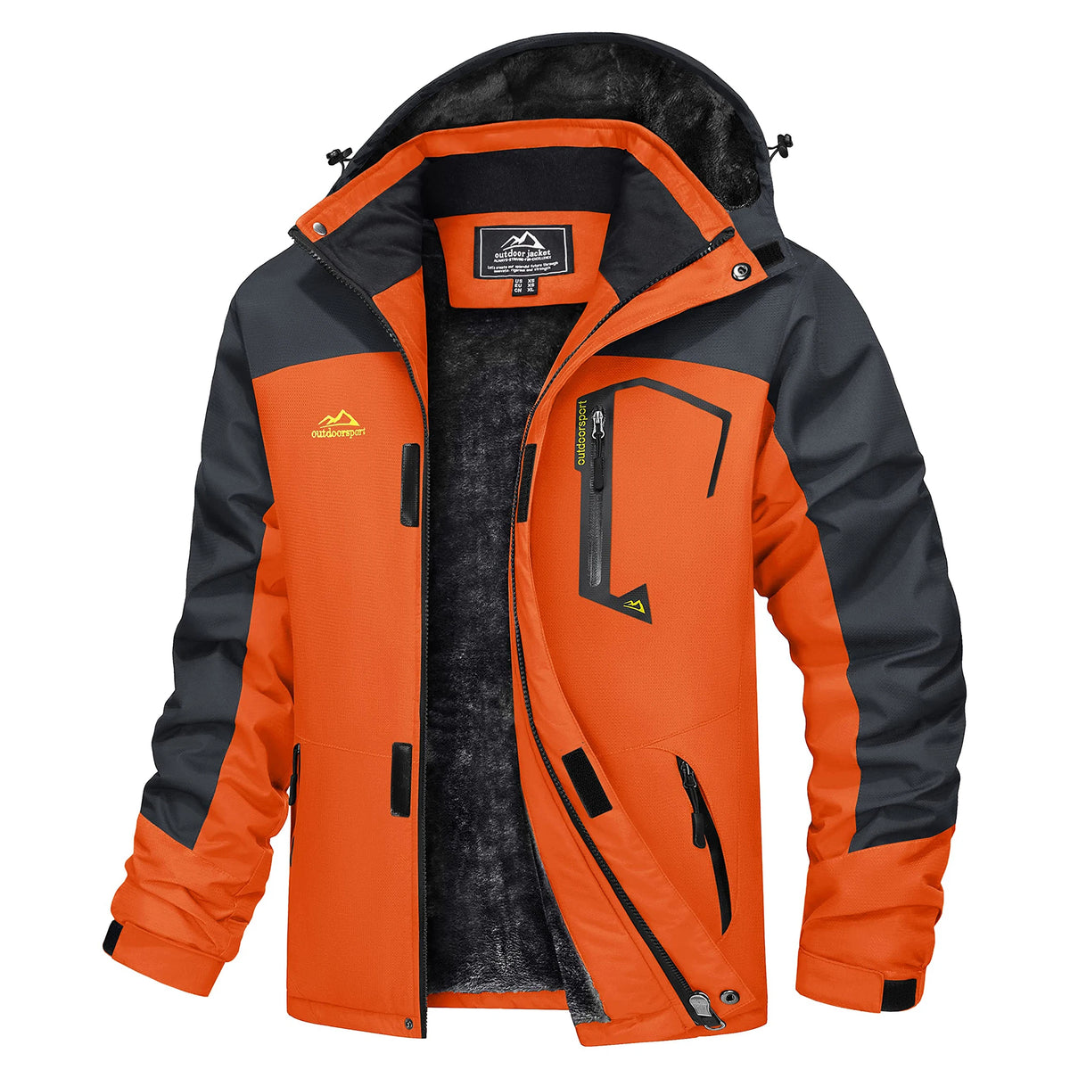 MAGCOMSEN Men's Winter Jacket | Fleece Lined | Ski & Hiking